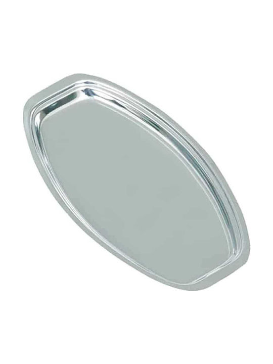 Costos Serving Platter Oval Silver 23x15.5cm