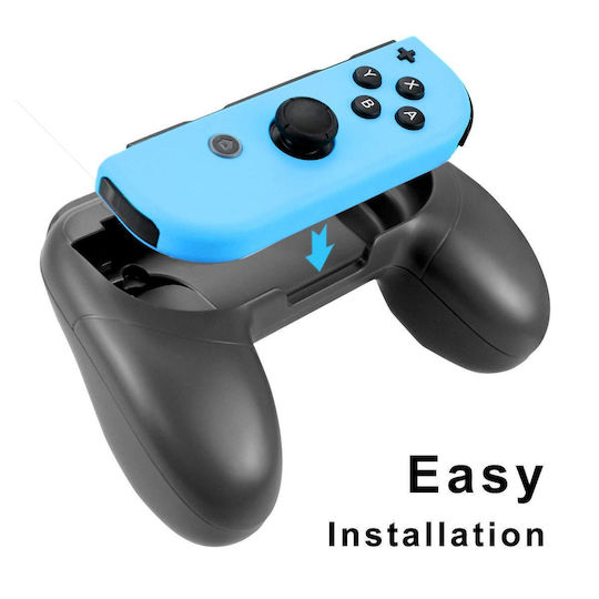 Orzly Grips Compatibile Nintendo Switch Joy-con-uri Confort Sporit Pachet Dublu 2x Negre Atașamente Universale Laterale Pentru Nintendo Switch Joy-con-uri