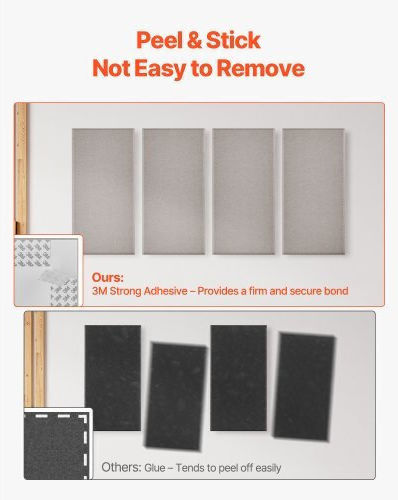 3D Wall Panels Adhesive Brown 59.944x29.972cm 4 Pieces