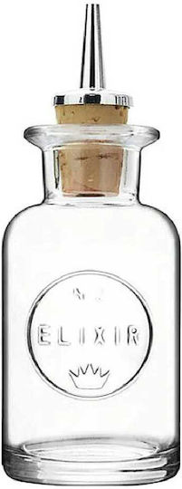 Luigi Bormioli Elixir Μπουκάλι Νερού Γυάλινο με Βιδωτό Καπάκι Διάφανο 100ml