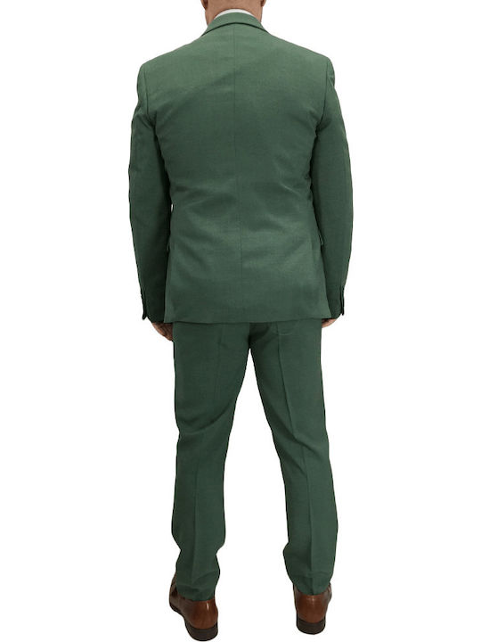 Men's Summer Suit Slim Fit Green
