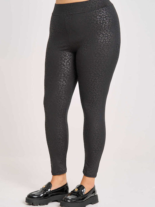 Women's Cropped Firming Push Up Leggings Leopard