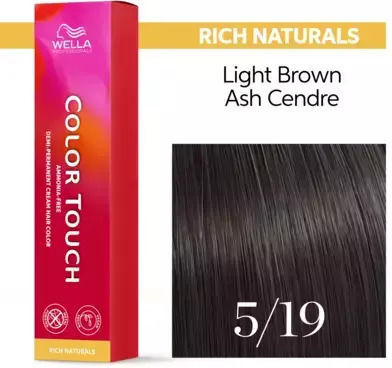 Wella Color Touch Полуперманентна Боя За Коса Без Амоняк 5/19 60ml