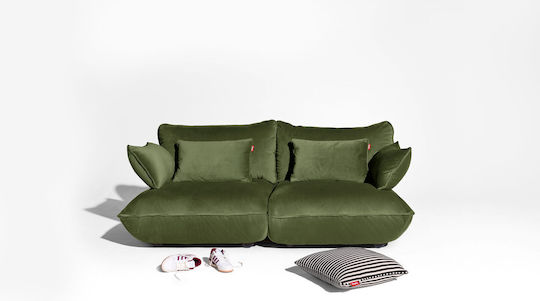 Fatboy Sofa Cushion King Velvet Recycled Deep Green 40x66cm