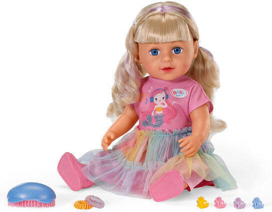 ZAPF Creation Baby Born Păpușă Bebe Carla Pentru 3+ Ani 43 Cm
