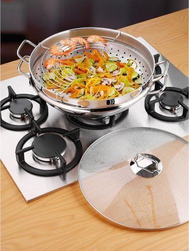 WMF Pan With Lid made of Stainless Steel 36cm