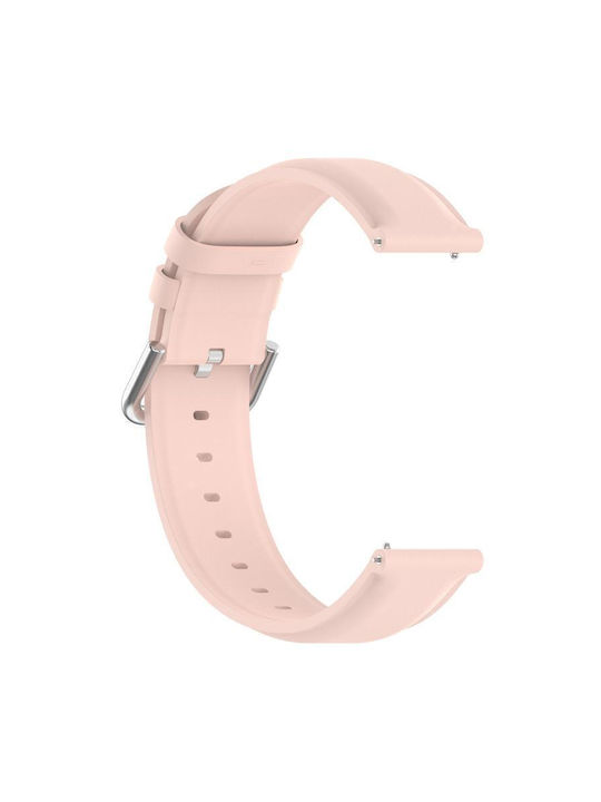 Curea Ceas Din Piele Naturală Cu Capăt Rotunjit 20 Mm Roz Curea Ceas Din Piele Naturală Cu Capăt Rotunjit 20 Mm Roz