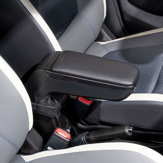Rati Armster Car PU Armrest for Dacia Sandero 2017-2020 Black