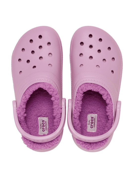 Crocs Classic Lined Clog Women's Anatomic Pink Clogs Crocs Classic Lined Clog Women's Anatomic Pink Clogs