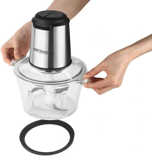 Kraft & Dele Mini Chopper 350W With 2L Capacity