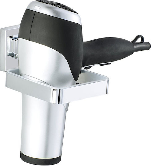 Wenko Hairdryer Stand Quadro Vacuum-loc Stainless Steel Wenko