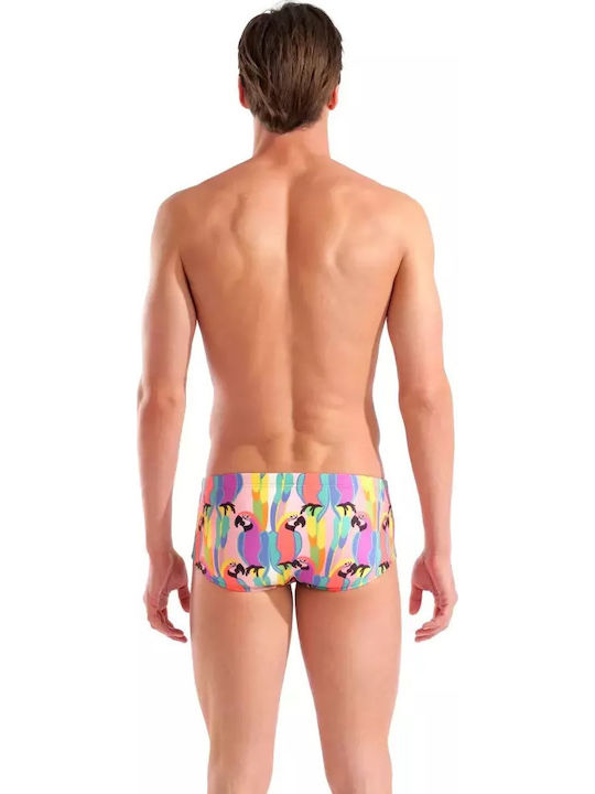 Waist Short Men's Swimwear Shorts Multicolour Floral