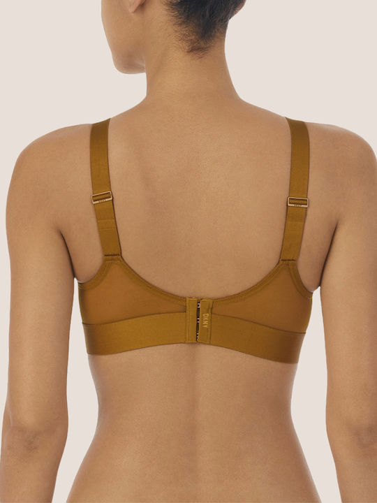 Dkny Women's Elastic Bralette Stable Support Dk4084-i223y Gold Caramel