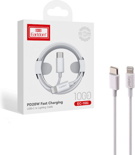 Remax USB 2.0 Cable USB-C male - USB-C 20W Λευκό 1m EC-166i