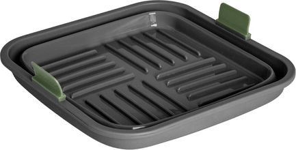 Silicone Baking Tray Air Fryer Square Collapsible 22x22x6 Fest 4943041
