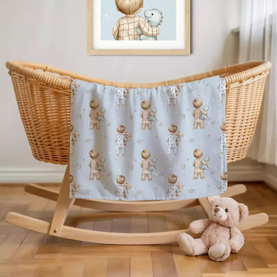 Borea Baby Sheets Set Cradle Cotton Multicolored 70x120cm