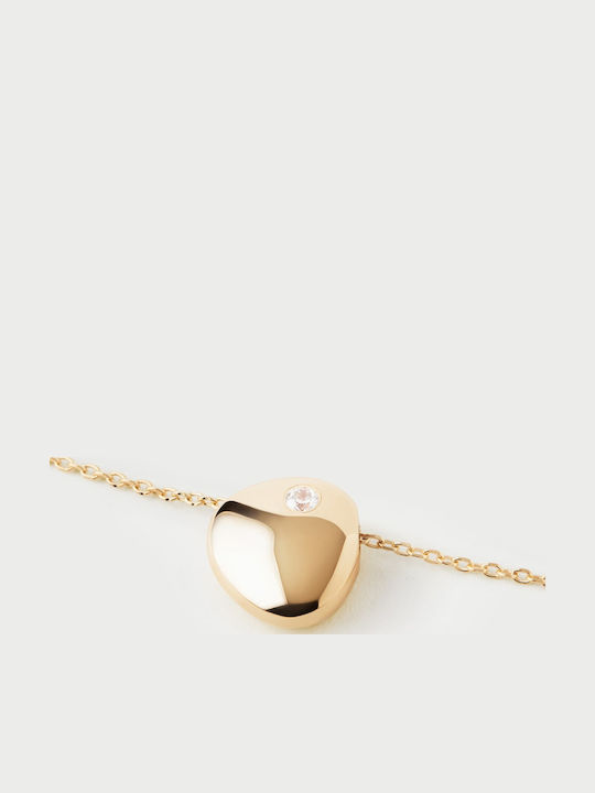 P D Paola Necklace Made Of Gold Plated Silver