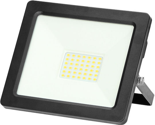 Orno Waterproof LED Floodlight 30W Natural White 4000K IP65