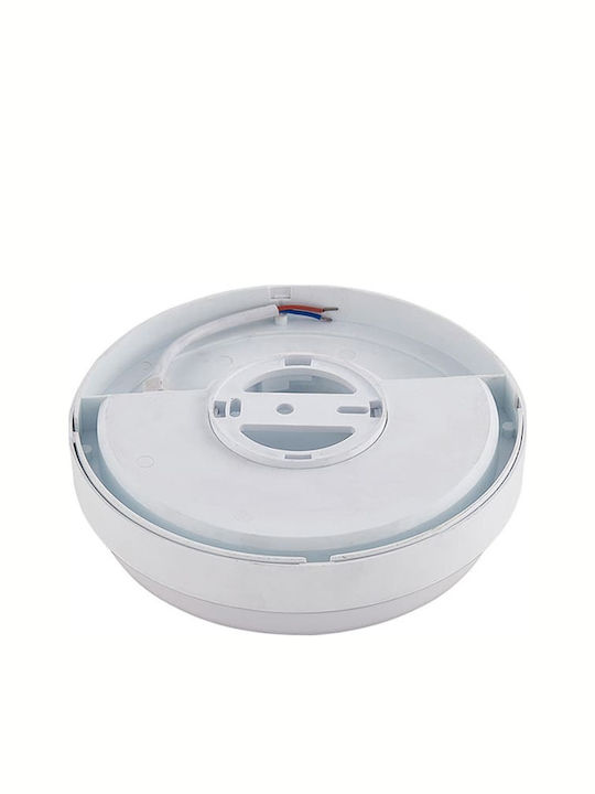 Redled Стенни Външни Таванна Лампа LED IP65 18W с Регулируемо Бяло Светлина 21x6см