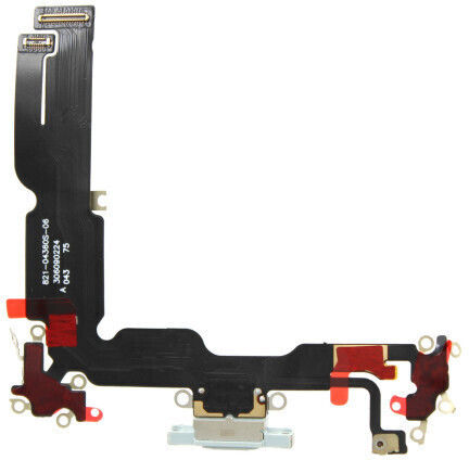 Cablu flexibil cu Port de încărcare în culoarea Albastru pentru iPhone 15 Plus