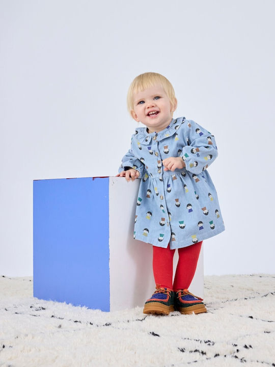 Kinderkleid Denim Light Denim