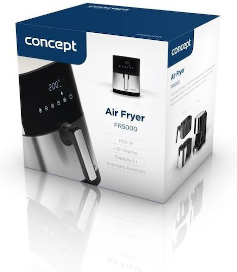 Concept Air Fryer 5.5lt Μαύρο FR5500