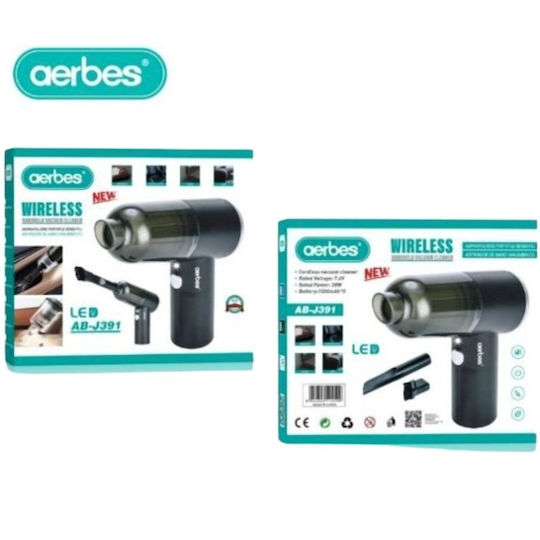 Aerbes AB-J391 Rechargeable Handheld Vacuum 7.4V Black