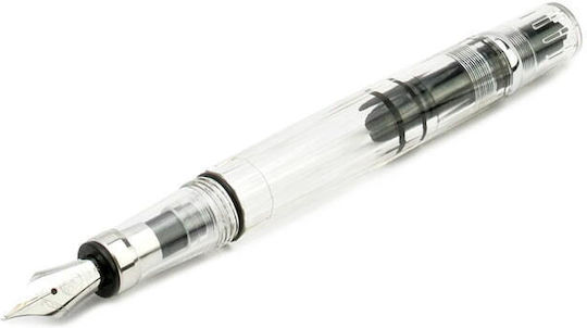 Twsbi Diamond 580 Πένα Γραφής Fine Διάφανη