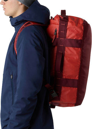 The North Face Base Camp Sack Voyage Back 42lt Red Fabric L58.4xW25.9xH37.3cm