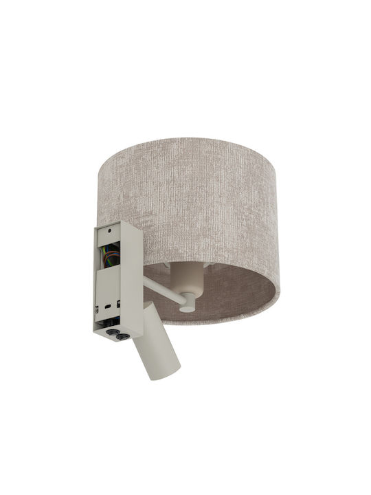 Nowodvorski Lamp Wall with Integrated LED Beige 23x25.5cm