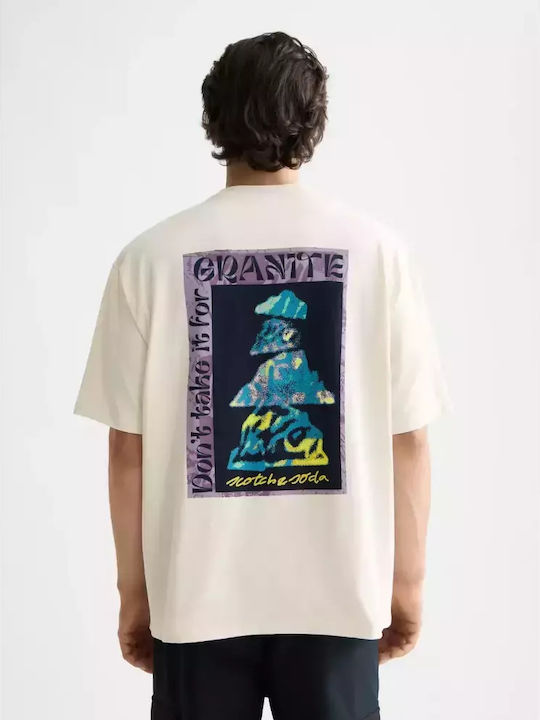 Scotch & Soda Artwork T-shirt White
