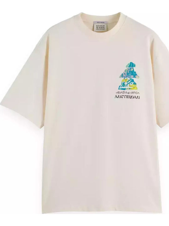 Artwork T-shirt Λευκό