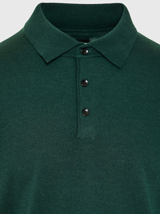 Polo Long Sleeve Blouse Green