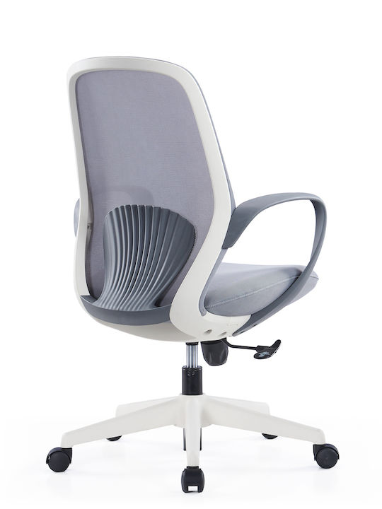 Office Chair with Fixed Arms Gray THESIS
