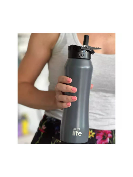 Ecolife Παγούρι Ανοξείδωτο Ποδηλάτου 550ml Ecolife Παγούρι Ανοξείδωτο Ποδηλάτου 550ml