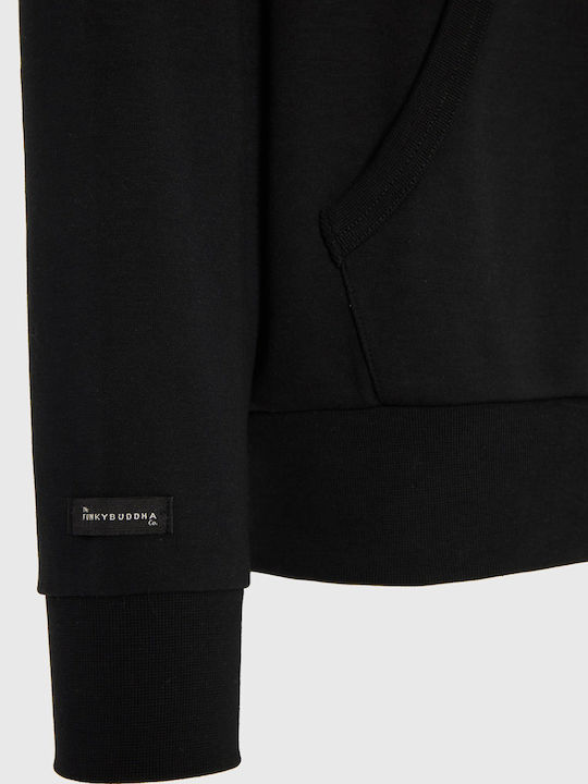 Sweatshirt mit Kapuze Schwarz