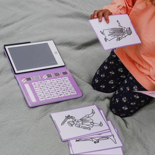 Kidywolf Таблет За Рисуване LCD Екран 30 Карти Princess