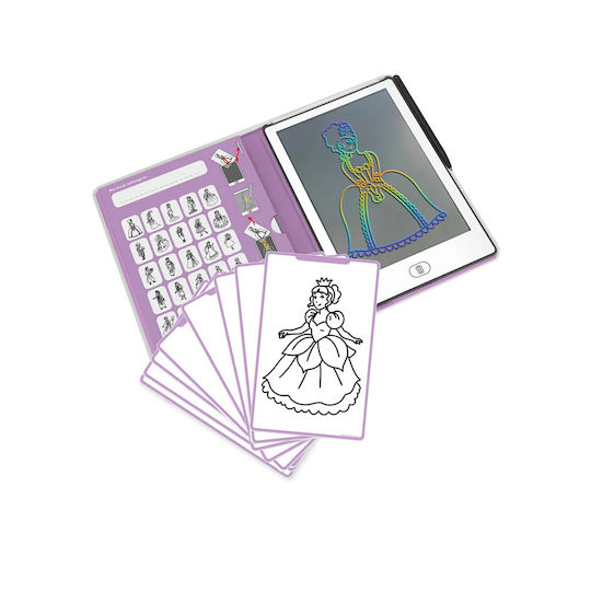 Kidywolf Таблет За Рисуване LCD Екран 30 Карти Princess