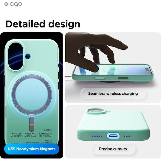 Elago Back Cover Σιλικόνης Γαλάζιο (iPhone 17)