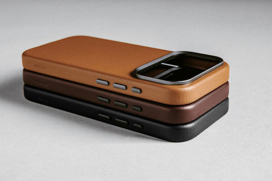 Nomad Umschlag Rückseite Leder 1.15mm Braun (iPhone 17 Pro Max)