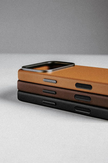 Nomad Umschlag Rückseite Leder 1.15mm Braun (iPhone 17 Pro Max)