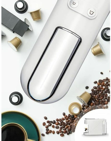 Arthur Martin Καφετιέρα για Κάψουλες Nespresso Λευκή