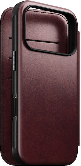 Nomad Wallet Metalic 0.75mm Burgundy (iPhone 17 Pro Max)
