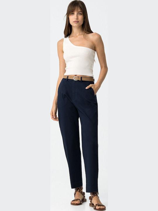 Women's Fabric Trousers Blue