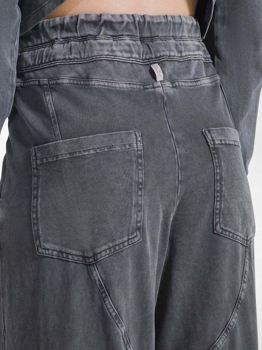 Women's Fabric Trousers Black