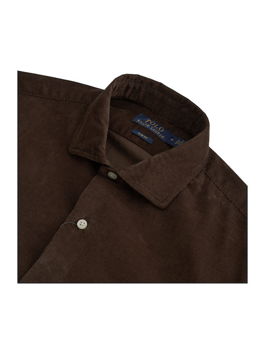 Langärmlig Hemd Brown