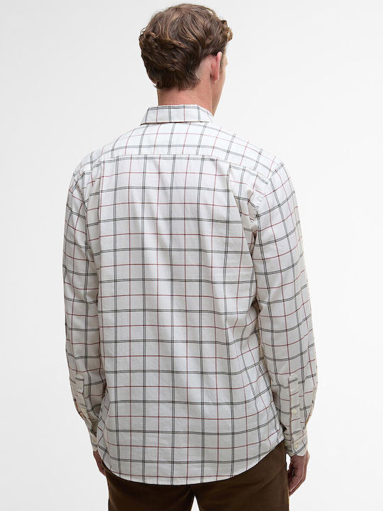 Deepfell Long-sleeved Cotton Shirt Off White
