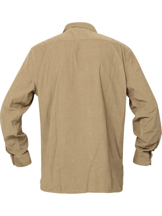 Jackson Worker Langärmeliges Zeichenfolge Overshirt Beige