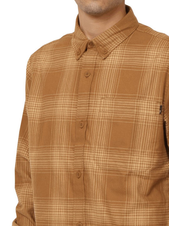 Langärmlig Flanell Hemd Geprüft Yellow