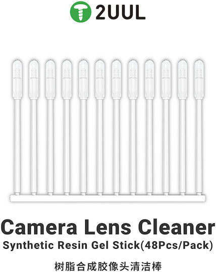2uul Cl21 Camera Lens Cleaner Synthetic Resin Gel Stick Type 48pcs/pac